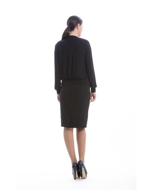Conquista Black Long Sleeve Print Cardigan