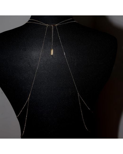 Studio Baloge White Lumina Drama Body Chain