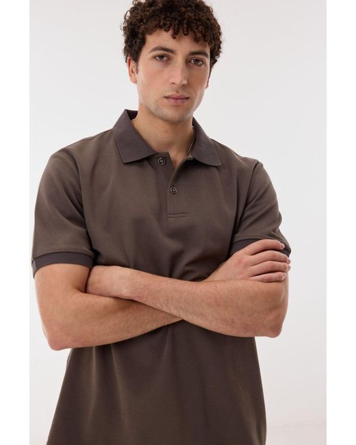 Ashita Fernandes Brown Rami T Shirt for men
