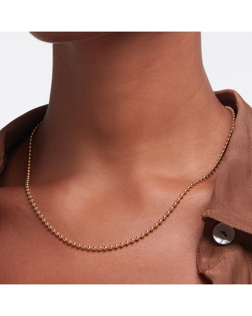 Onia Metallic Baby Sphere Necklace