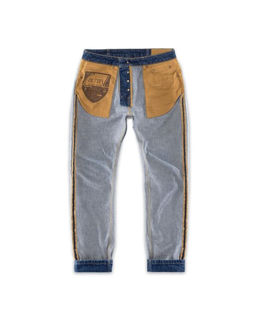&SONS Trading Co Blue Colton Tapered Fit Jean Dark Wash for men