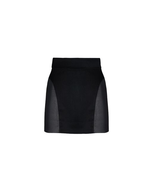 Vestiaire d'un Oiseau Libre Black Sheer Side Skirt