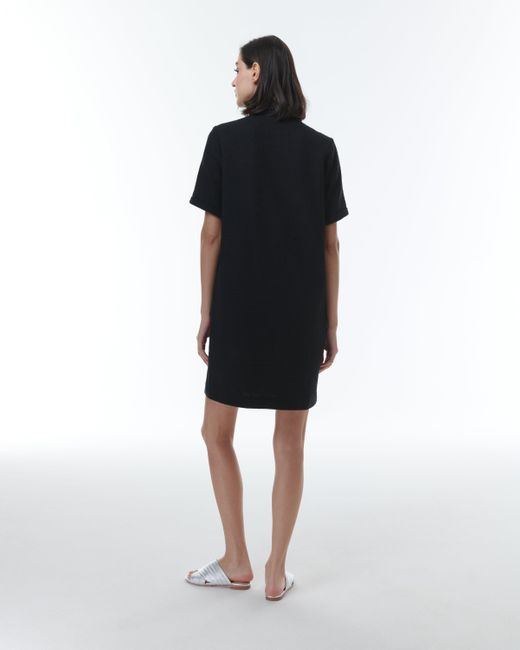 Theo the Label Black Maia Summer Tweed Dress