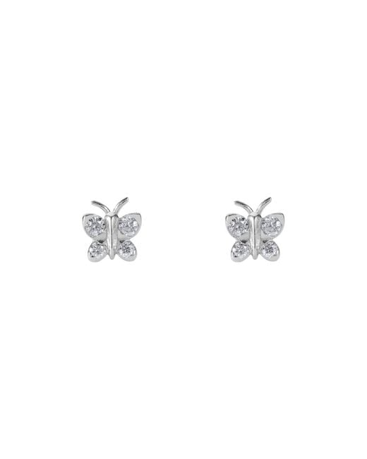 BLOOMTINE | Earth Angel HQ Metallic Enchanting Flutterfly Sterling Butterfly Studs