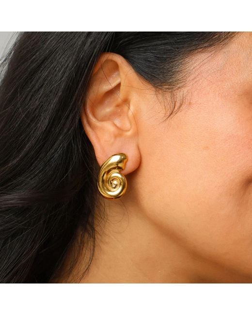 Miss May the Brand Metallic La Mer Earrings