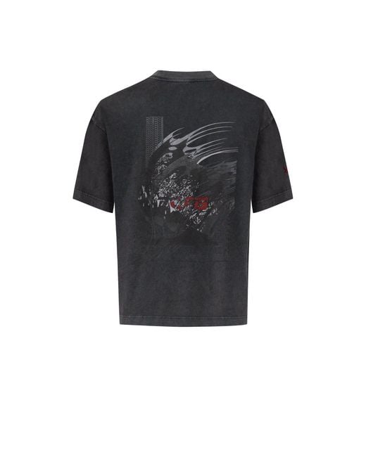 Pcfg Black Your Itch Acid Washed Tshirt for men