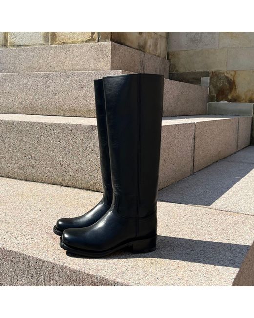 Notabene Black Achilla Boots, Leather