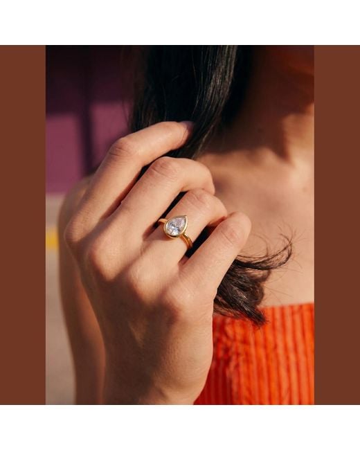 By Virgo Metallic Cellia Ring