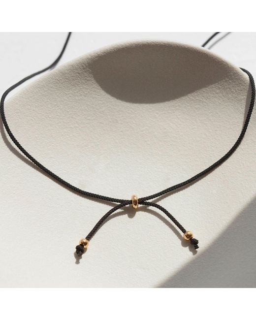 Muru Metallic Mini Sun Cord Necklace