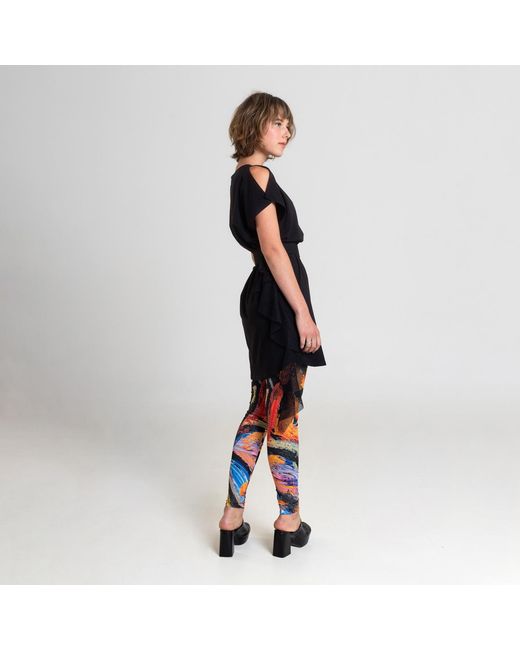 ARTISTA Blue Revolution Printed Leggings