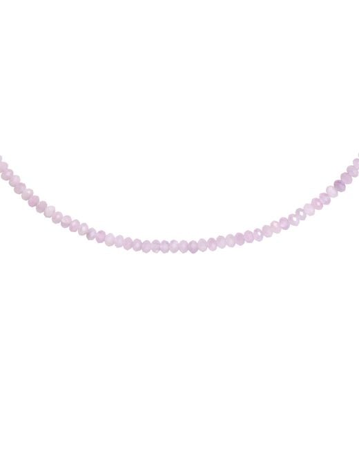 Bombyx House Metallic Kunzite Bead Necklace