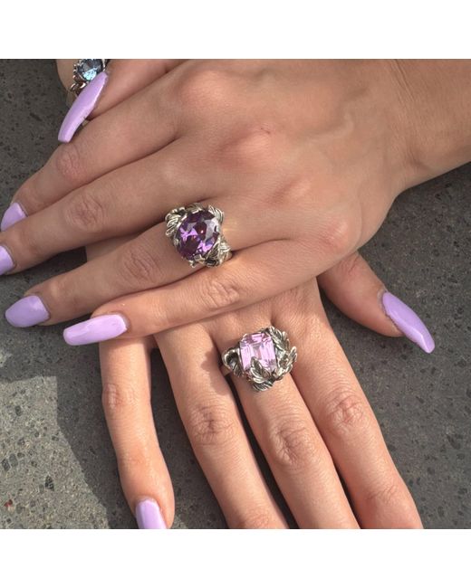 Unaloe Metallic Ring