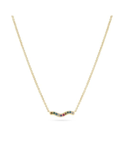 Sif Jakobs Jewellery Metallic Necklace Ellera Waves