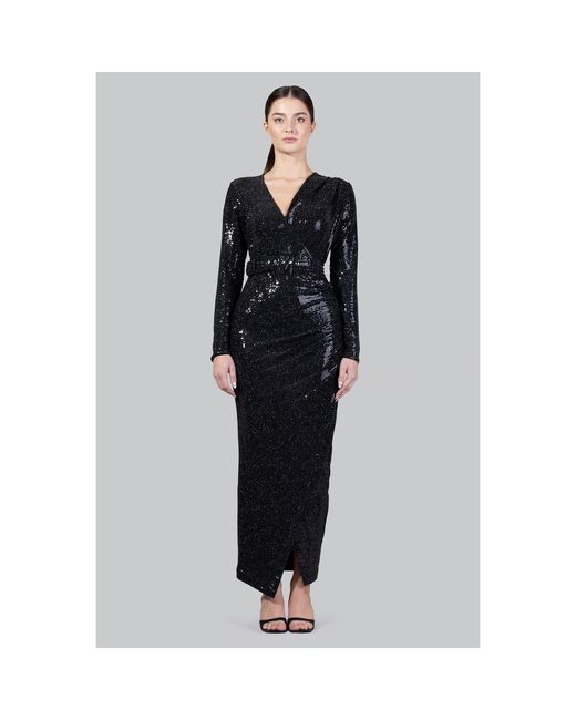Meem Label Blue Zima Sequin Dress