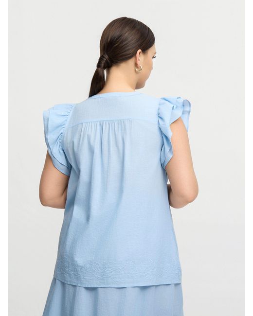 Zoe Blue Cloe Top