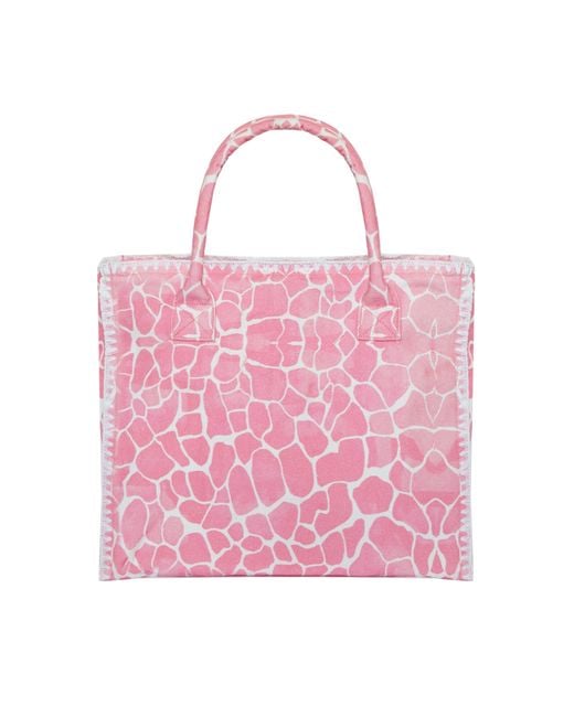 Sophia Alexia Pink Candy Pebbles Barbados Beach Bag