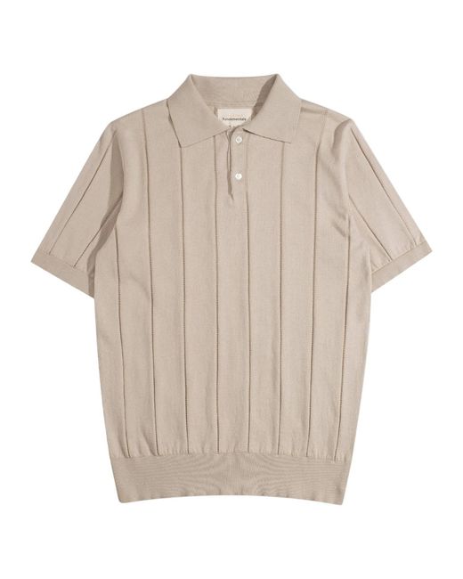 Far Afield Natural Neutrals Jacobs Knit Polo for men