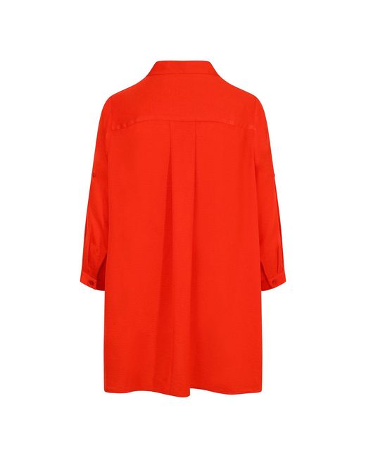 Beatrice von Tresckow Red Fritzi Oversized Shirt