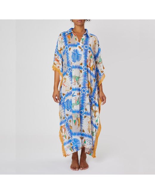 Casa Atelier by Ferdinando Fusco Blue Sedona Cover Up