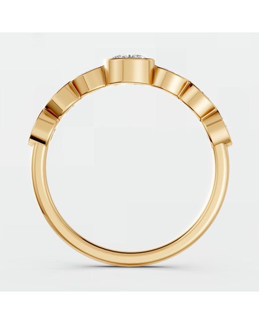 Aya Fine Jewelry Metallic Oval & Marquise Lab Grown Diamond Ring