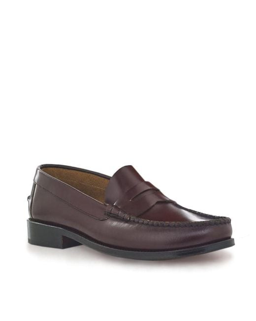 Mariano Shoes Purple Almancil Loafers Bordeaux for men