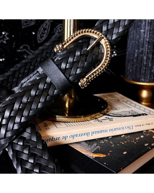 Indigolush Black Monmouth Belt
