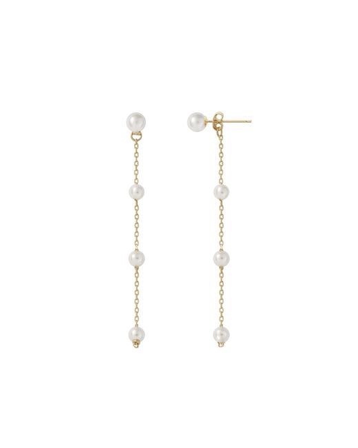 Lisa&Co. White Earrings Pearl Drip Drop