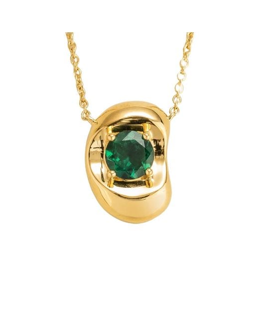 Juvetti White Fava Necklace