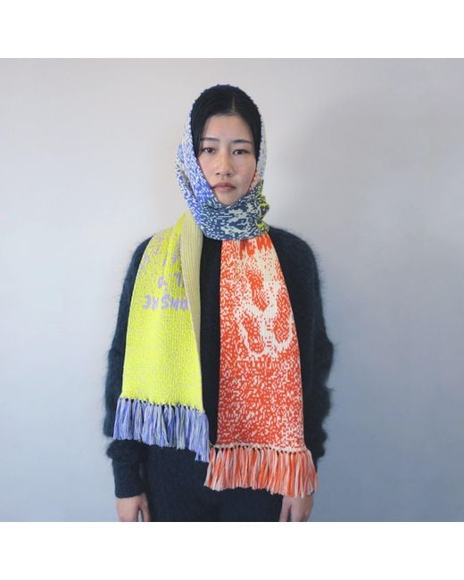 Ccy Currency Multicolor Peanuts Fan Scarf