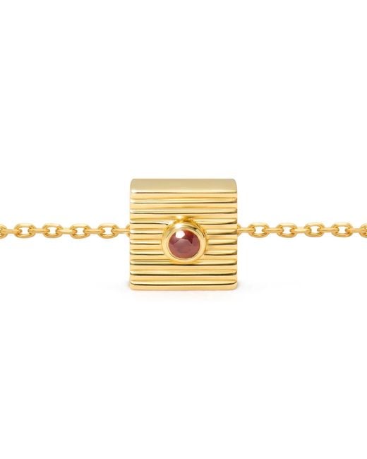 Kouree Metallic 'Braver Than You Think' Necklace Pendant Charm