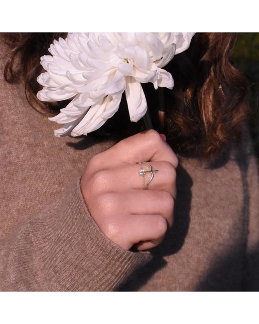 Dov Jewelry White Archer Ring