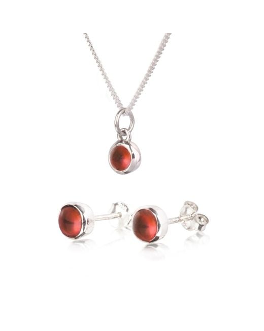 The Jewellery Store London White January Birthstone Jewellery Set