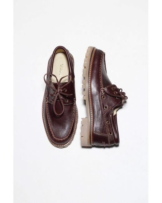 Mafalda Brown Donatela Boat Shoes