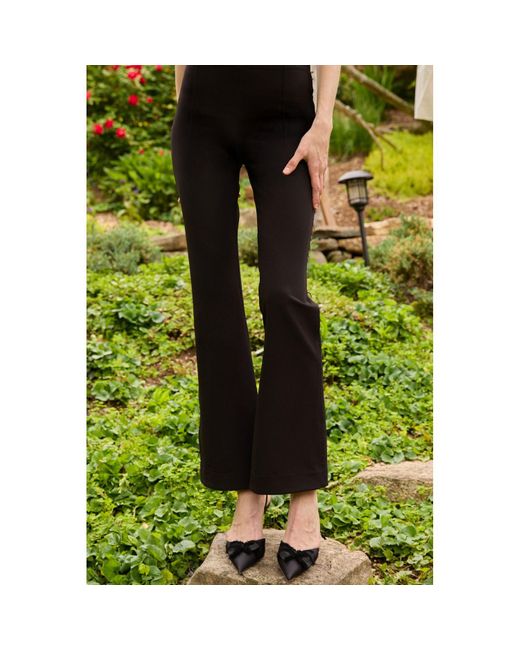 DU & BERRY Black Lilium Noir Flared Pants