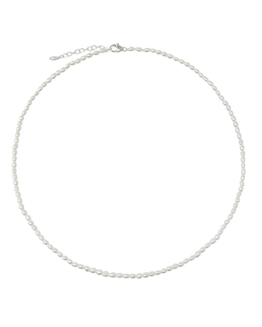 Kiri & Belle Metallic Kira Seed Pearl Sterling Necklace