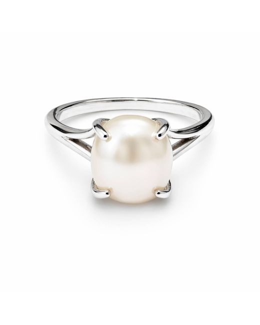 Pearl Code White Keshi Pearl Ring – Statement Ring