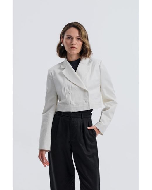 Baltér White Pantelleria Lait Blazer