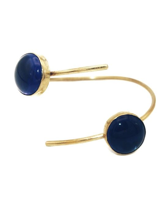 Lala Salama Blue Royal Glass Bracelet