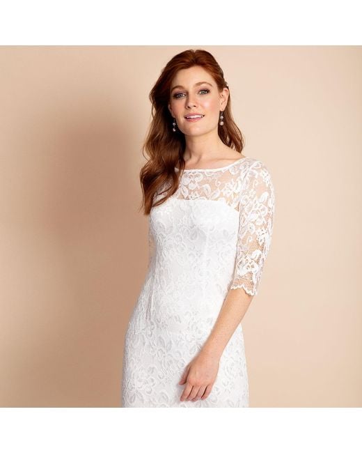 Alie Street London Gray Lila Lace Wedding Gown
