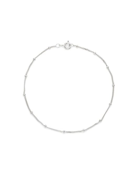 Auree Jewellery Metallic Barbican Sterling Beaded Bracelet