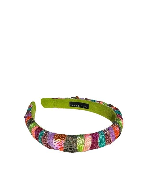 Simitri Green Pastel Dune Headband