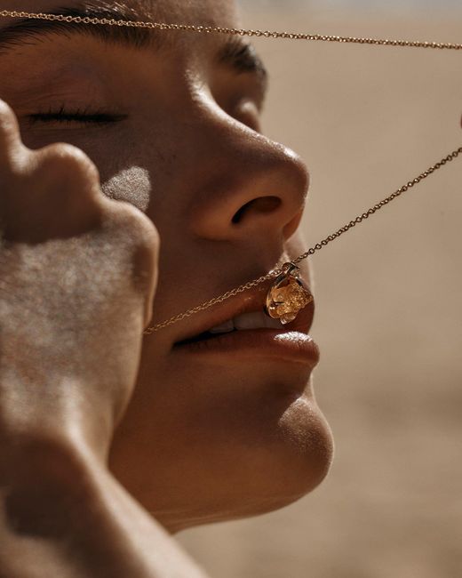 Amber Sceats Metallic Forage Necklace