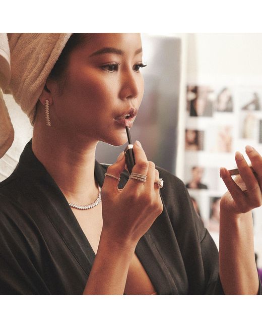 Shabella Nyc Metallic Trio Layered Rings
