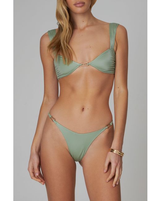 Bianca Resortwear Green Lola Bikini Top