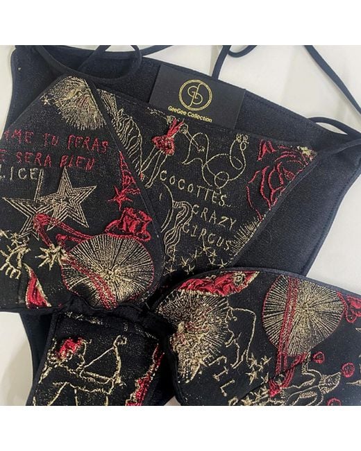 GeeGee Collection Black Circus Bikini