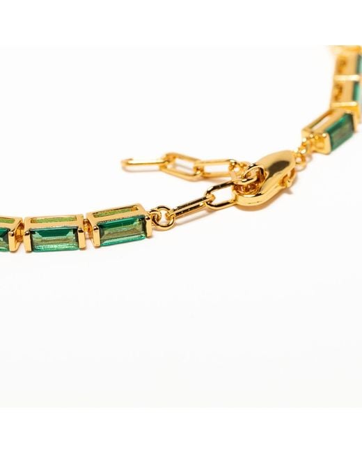 Belinda Jewelz Metallic Bianca Baguette Tennis Bracelet