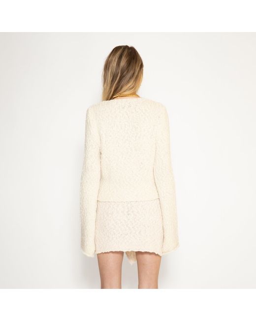 SVETA Milano Natural Louise Alpaca Wool Cardigan