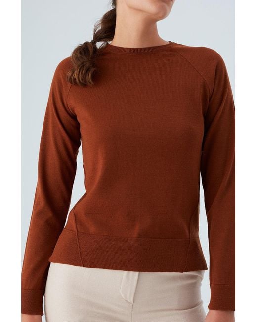Peraluna Red Valeria Fine Turtleneck Pullover