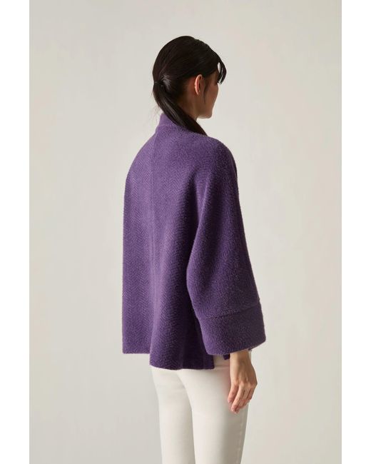 James Lakeland Purple Batwing Jacket
