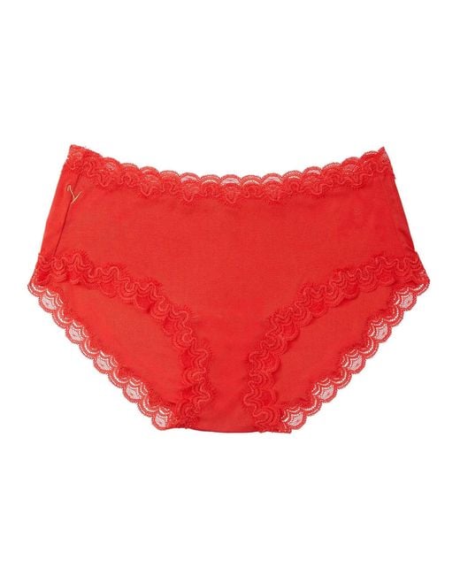 Uwila Warrior Red Soft Silk Briefs